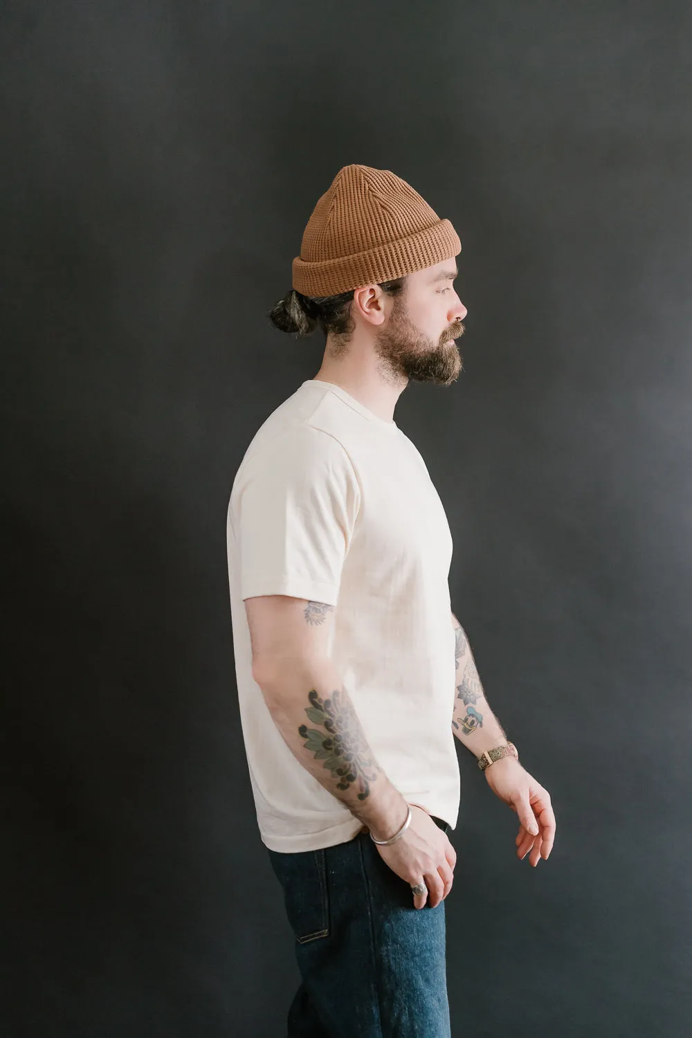 215.02 - 7.2oz Loopwheeled T-Shirt Classic Fit - Nature