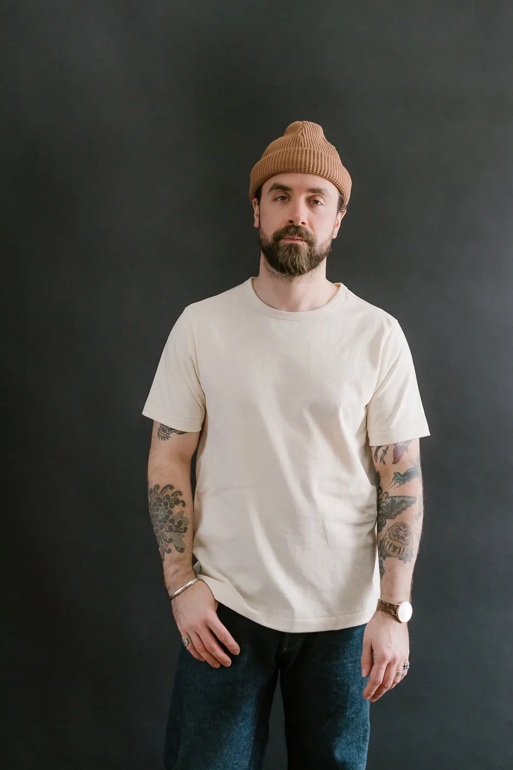 215.02 - 7.2oz Loopwheeled T-Shirt Classic Fit - Nature