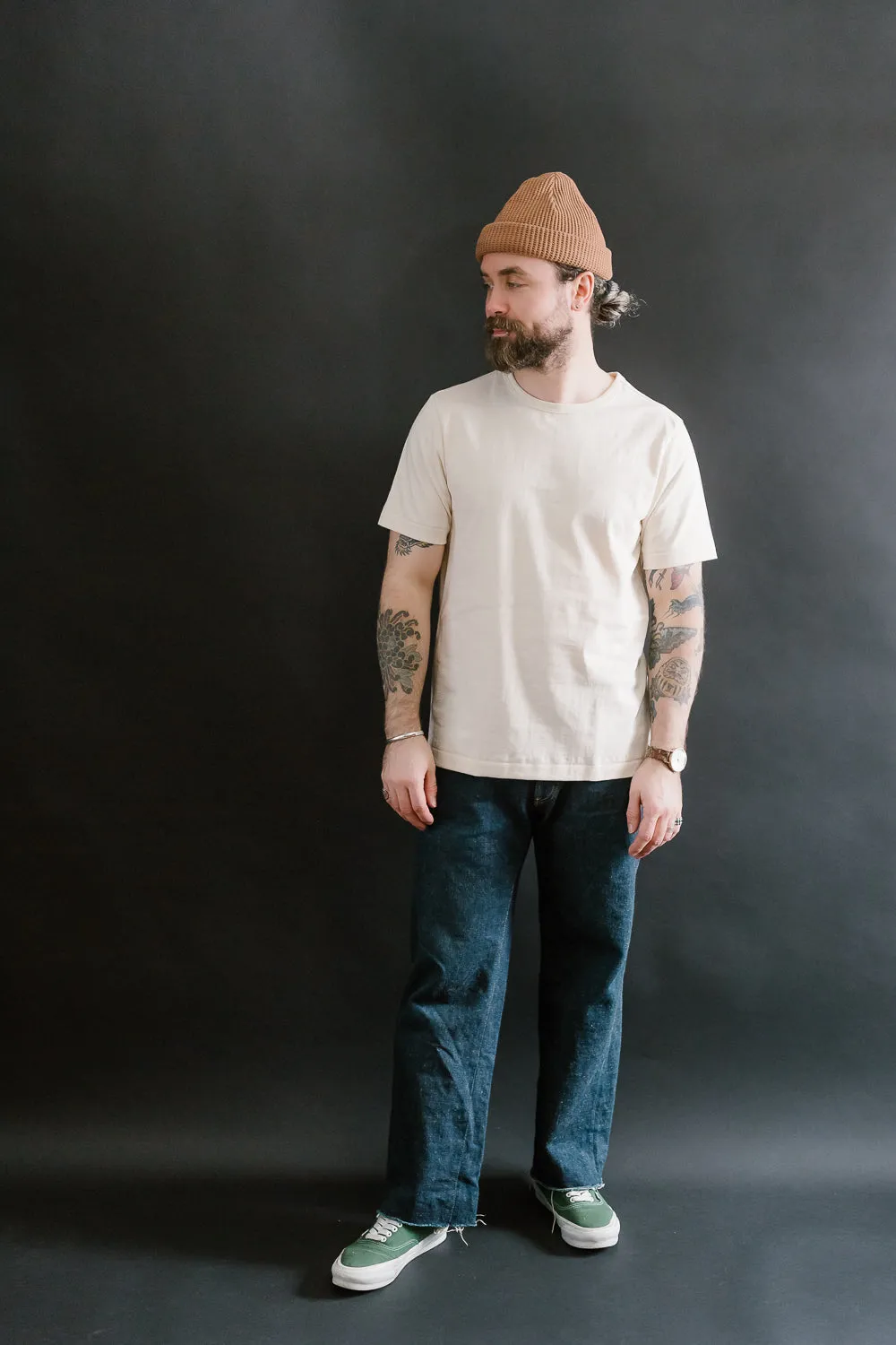 215.02 - 7.2oz Loopwheeled T-Shirt Classic Fit - Nature