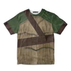 3D Donatello TMNT Don Donnie Custom Cosplay Costume Kid Tshirt QT208136Hf