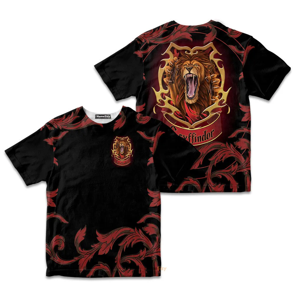 3D H.P Brave Like A Gryffindor Custom Cosplay Costume Kid Tshirt QT305254Hf