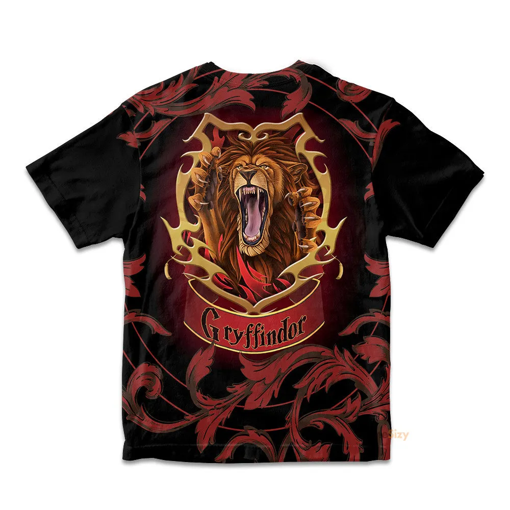 3D H.P Brave Like A Gryffindor Custom Cosplay Costume Kid Tshirt QT305254Hf