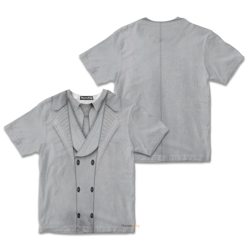 3D MK White Vest TZip Custom Cosplay Costume Kid Tshirt QT210694Hf
