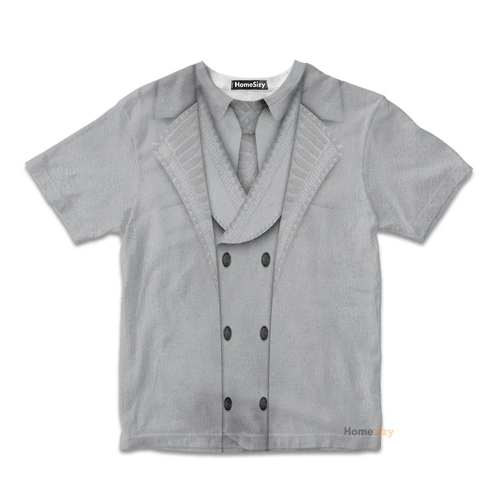 3D MK White Vest TZip Custom Cosplay Costume Kid Tshirt QT210694Hf