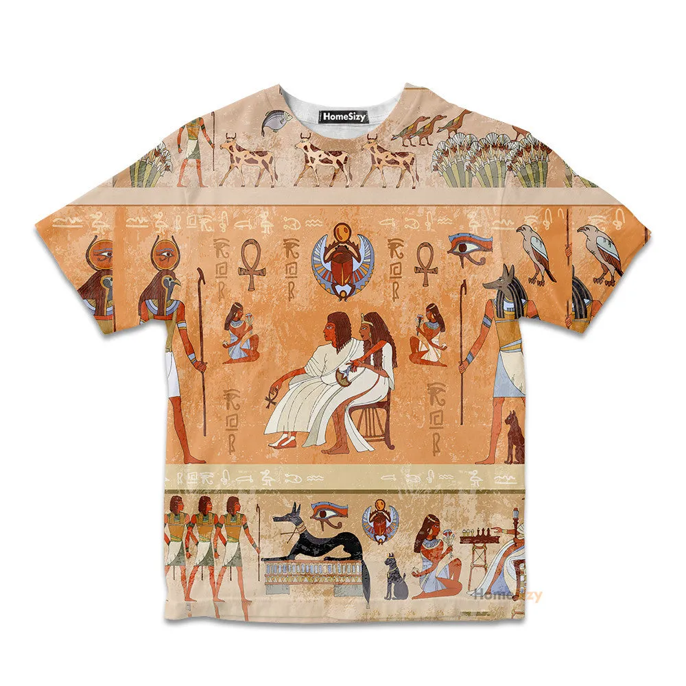 3D Printed Ancient Egyptian Clothes Kid Tshirt Unisex QT306124Tf