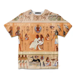 3D Printed Ancient Egyptian Clothes Kid Tshirt Unisex QT306124Tf