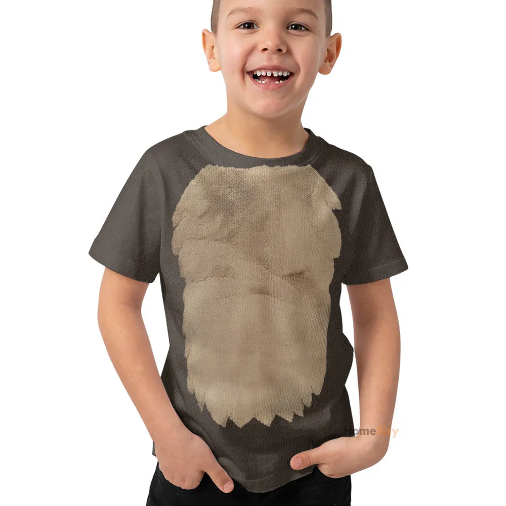 3D Reindeer Custom Cosplay Costume Kid Tshirt QT301013Hf