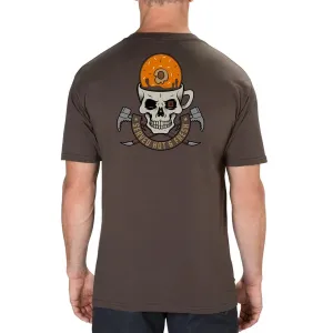 5.11 Tactical Served Fresh Tee Short Sleeve Shirt Brown Heather