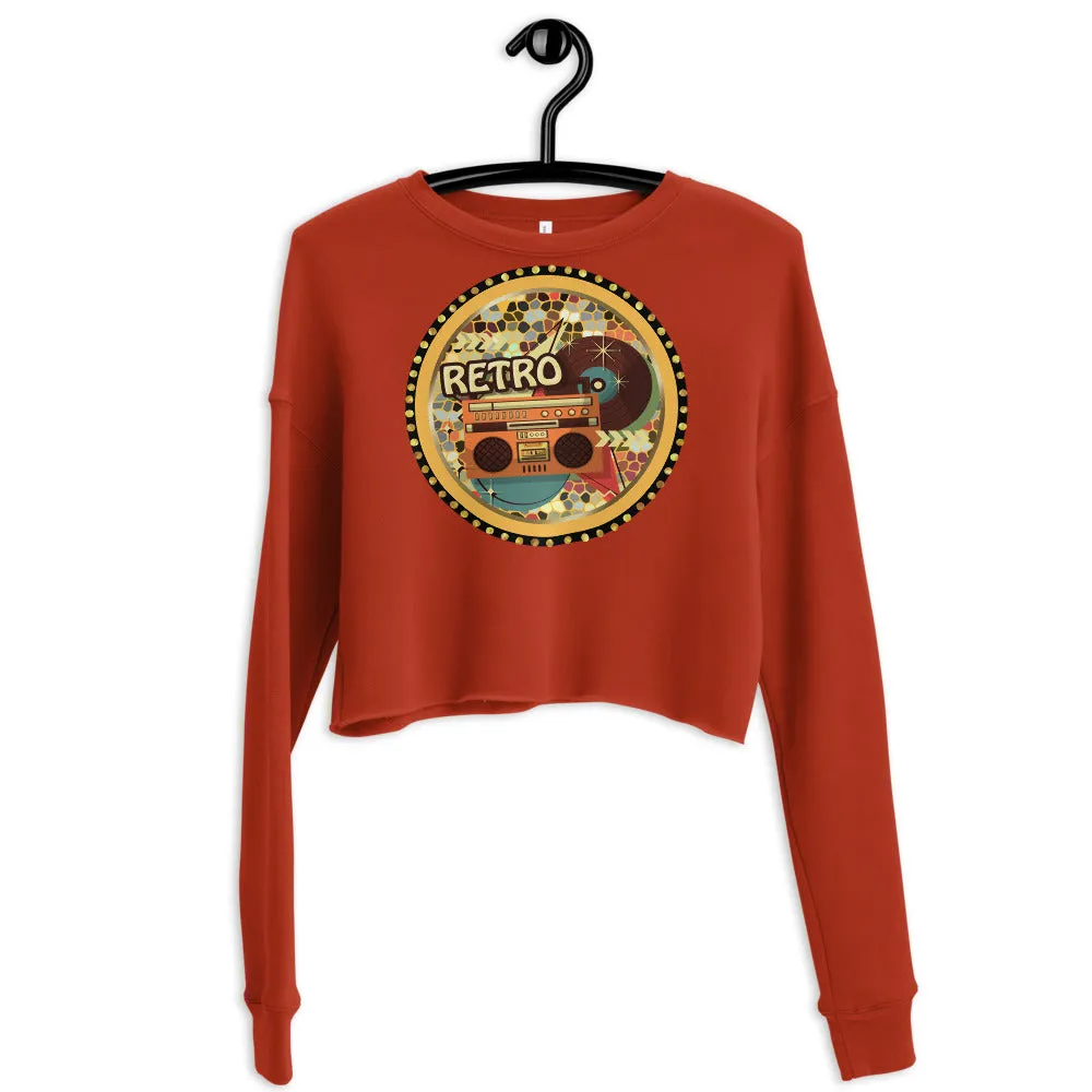 80s Child Crop Sweatshirt