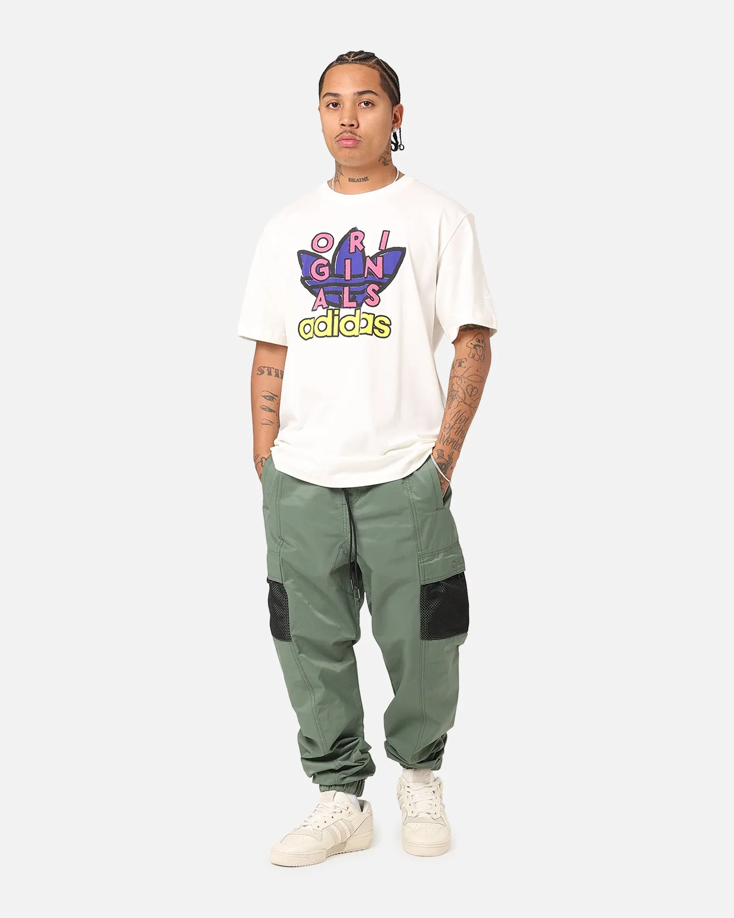 Adidas Training Supply T-Shirt Off White
