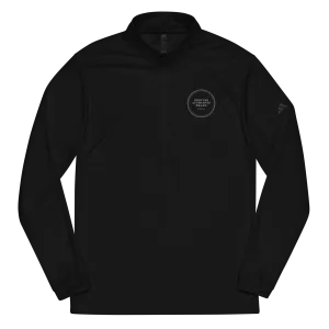 adidas x Genuine Authentic Brand Embroidered Logo Quarter zip pullover