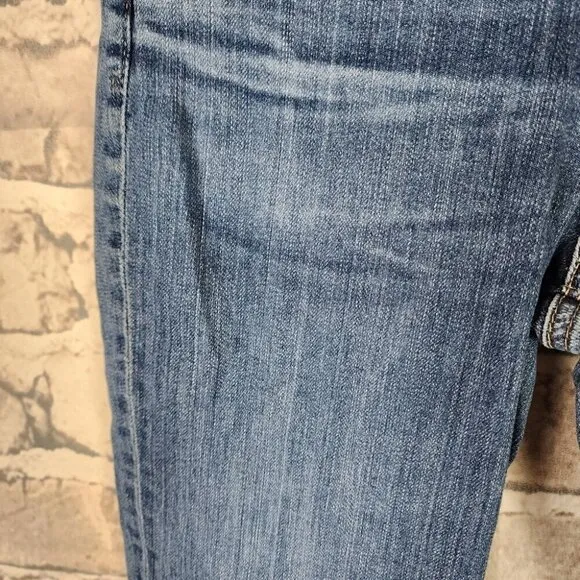 AG Adriano Goldschmied The Prima Roll Up Cigarette Leg Jean Medium Wash Size 28R