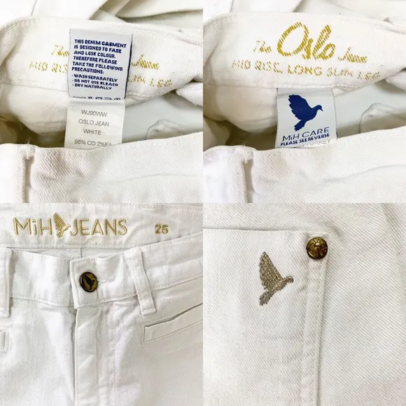 Anthropology M.i.H Jeans Oslo Mid-rise Slim-fit