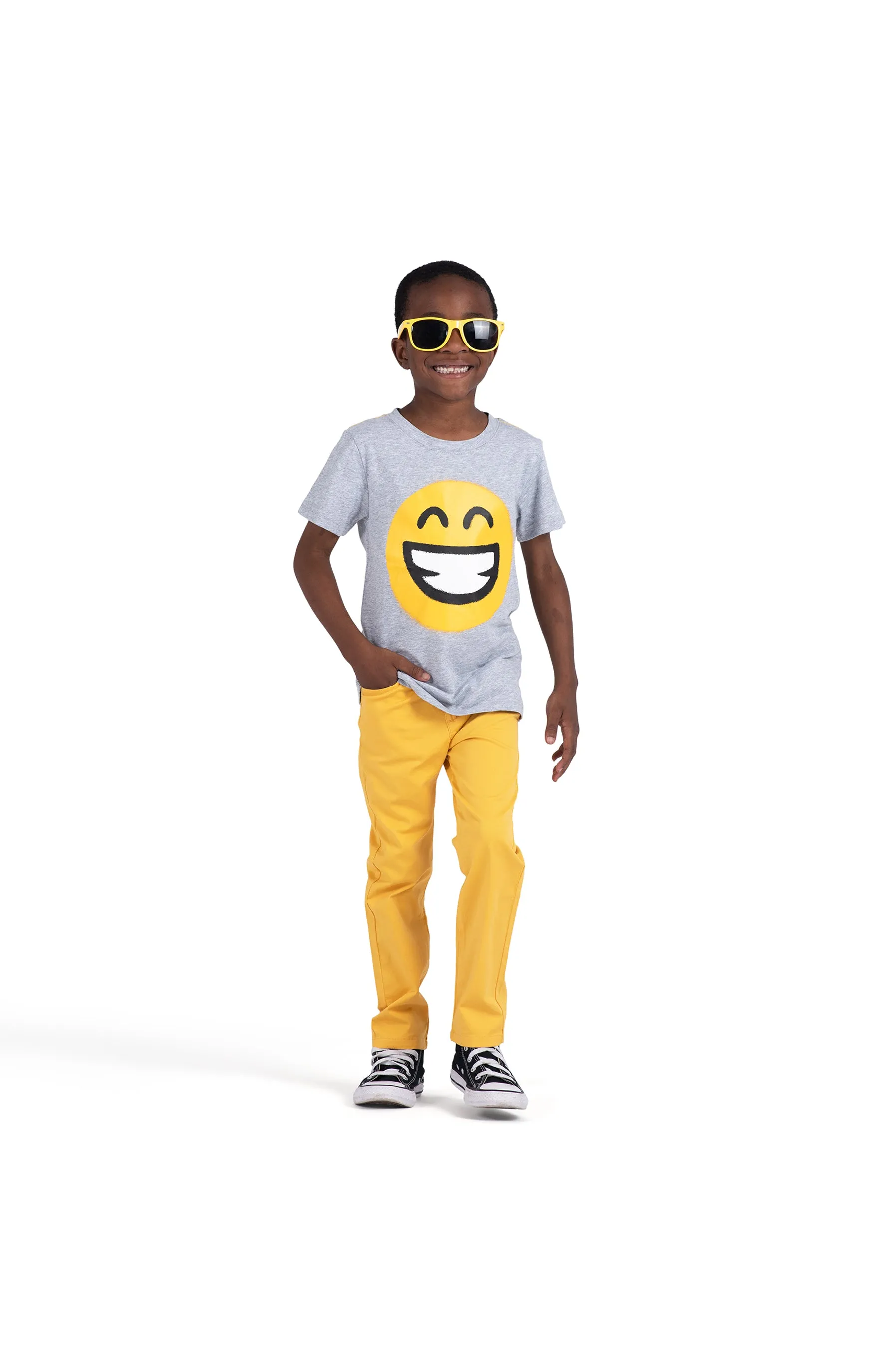 Appaman Keep Smiling Tee Heather Mist
