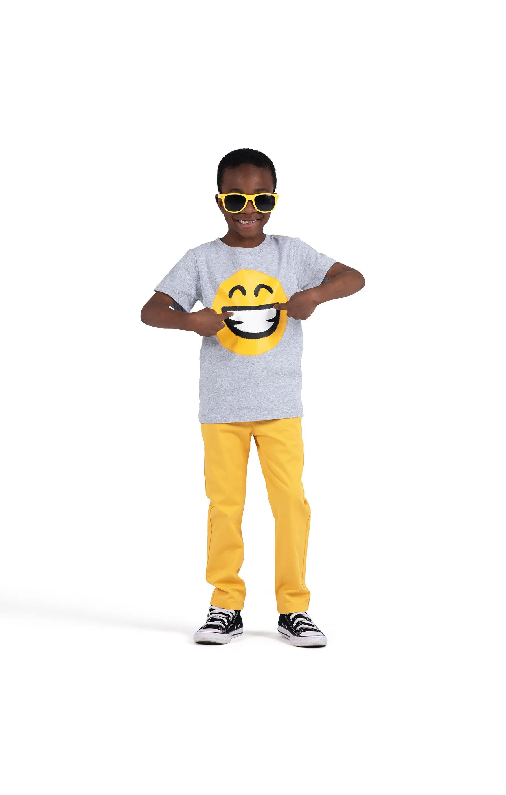 Appaman Keep Smiling Tee Heather Mist