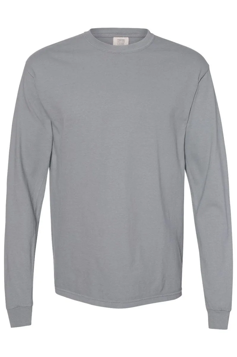 Arched Red And Green Teacher Comfort Colors Heavyweight Long Sleeve T-Shirt