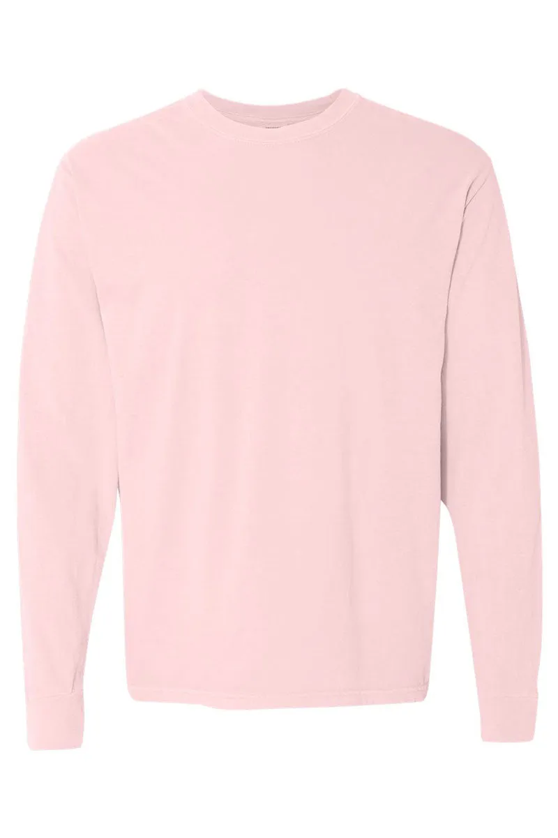 Arched Red And Green Teacher Comfort Colors Heavyweight Long Sleeve T-Shirt