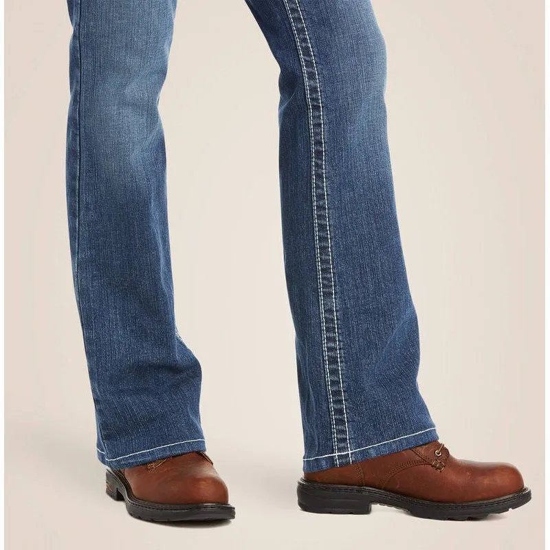 Ariat Women Flame Resistant DuraStretch Entwined Boot Cut Jean Oceanside - 10019544