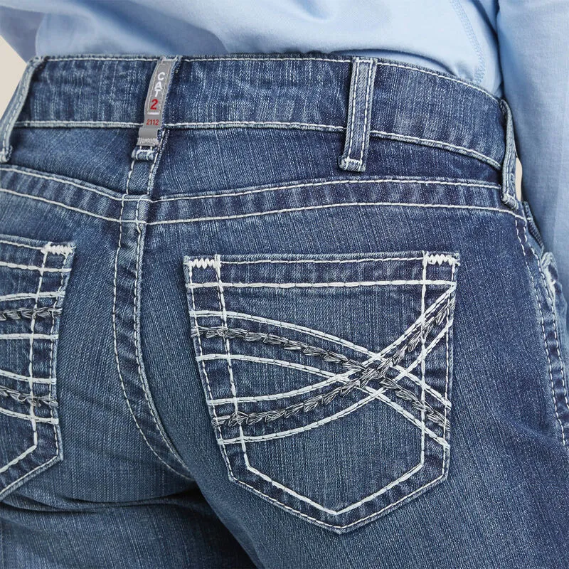 Ariat Women Flame Resistant DuraStretch Entwined Boot Cut Jean Oceanside - 10019544