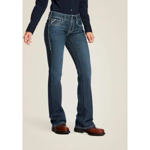 Ariat Women Flame Resistant Stretch DuraLight MW Ella Jean Azurite - 10026006