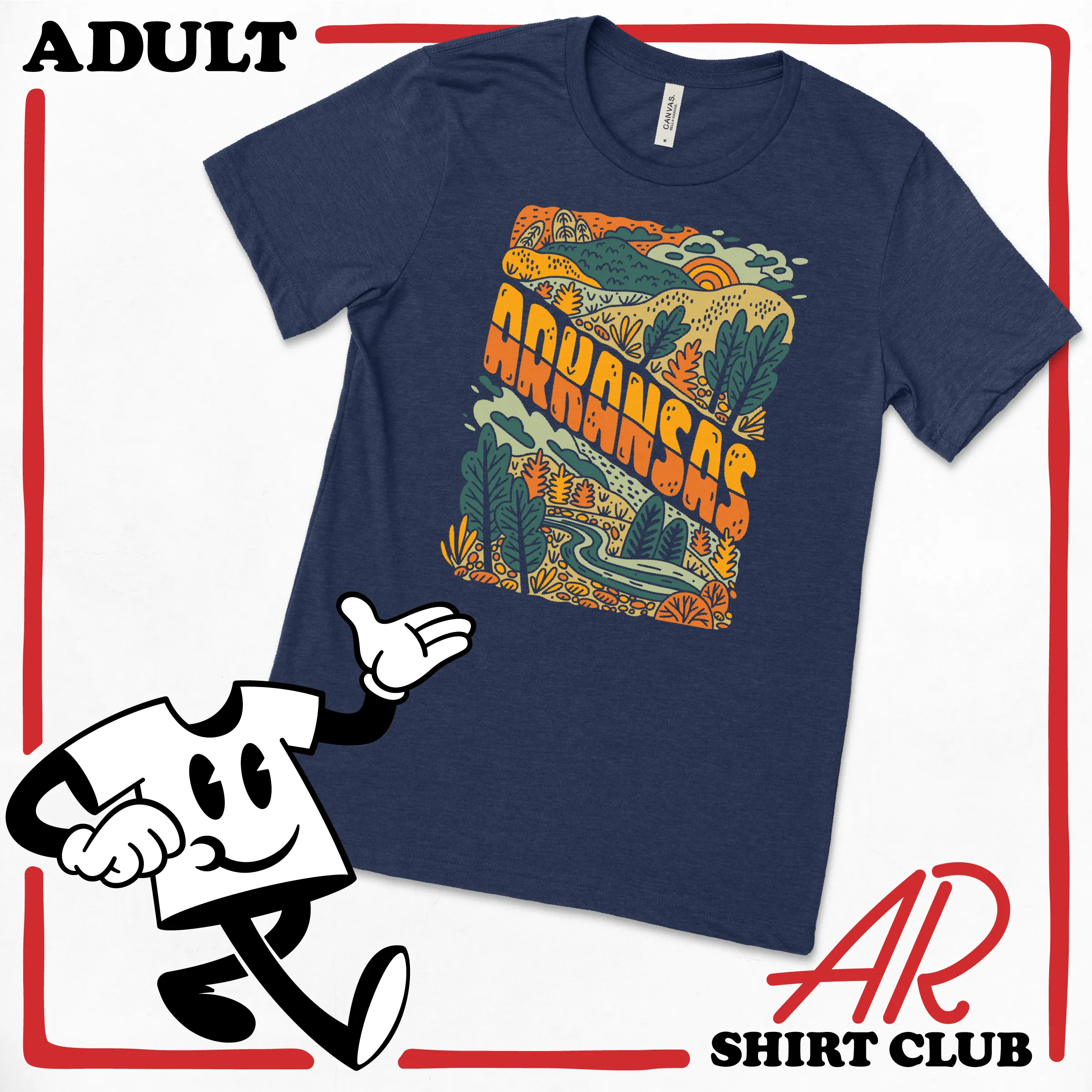 Arkansas Shirt Co. Subscription 2XL