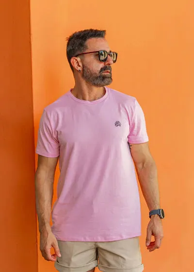 Arrecife Logo Tee- Pink