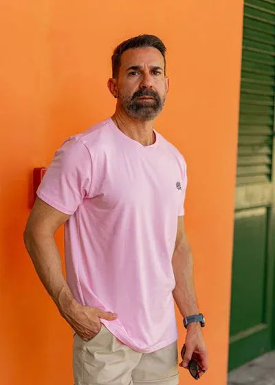 Arrecife Logo Tee- Pink