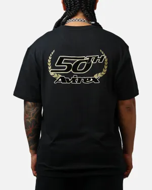 Avirex Gold T-Shirt Black/Gold
