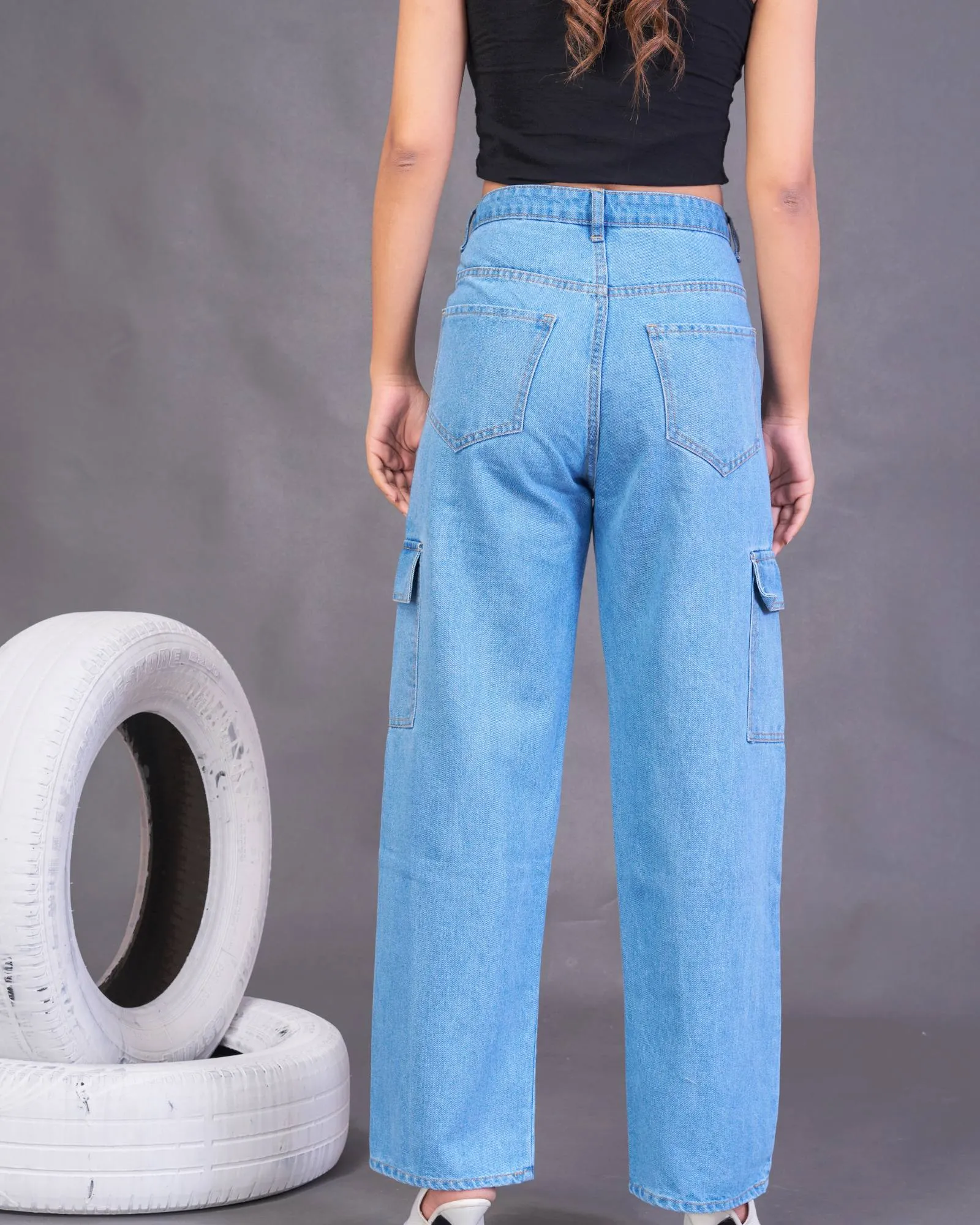 Baggy Pocket Jeans