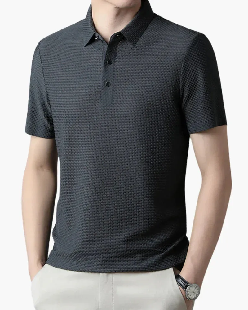 BARI SILK POLO (Anti-Wrinkle)