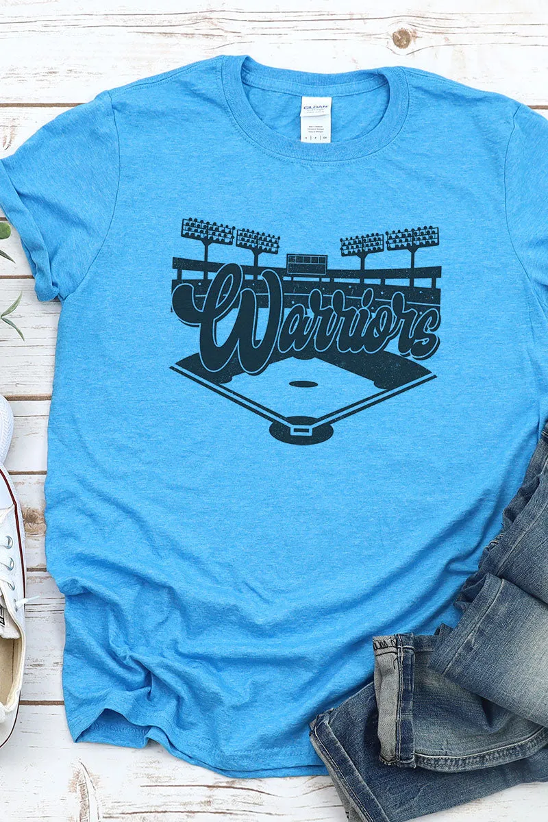 Baseball Diamond Warriors Softstyle Adult T-Shirt