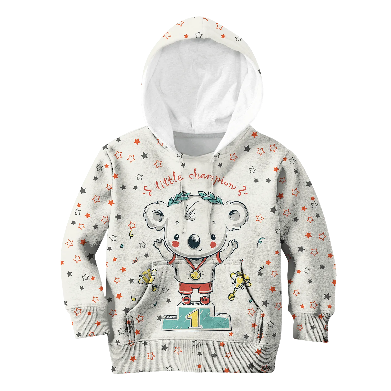Bear Little Champion Kid Custom Cosplay Hoodies Apparel