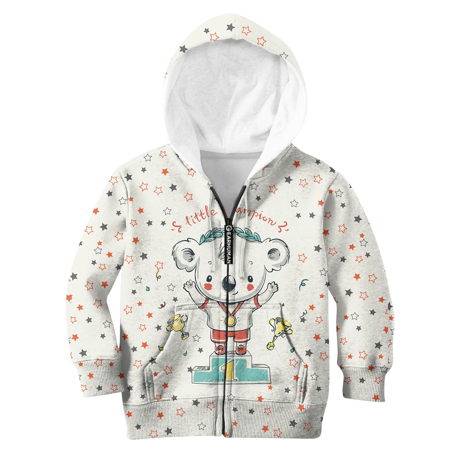 Bear Little Champion Kid Custom Cosplay Hoodies Apparel