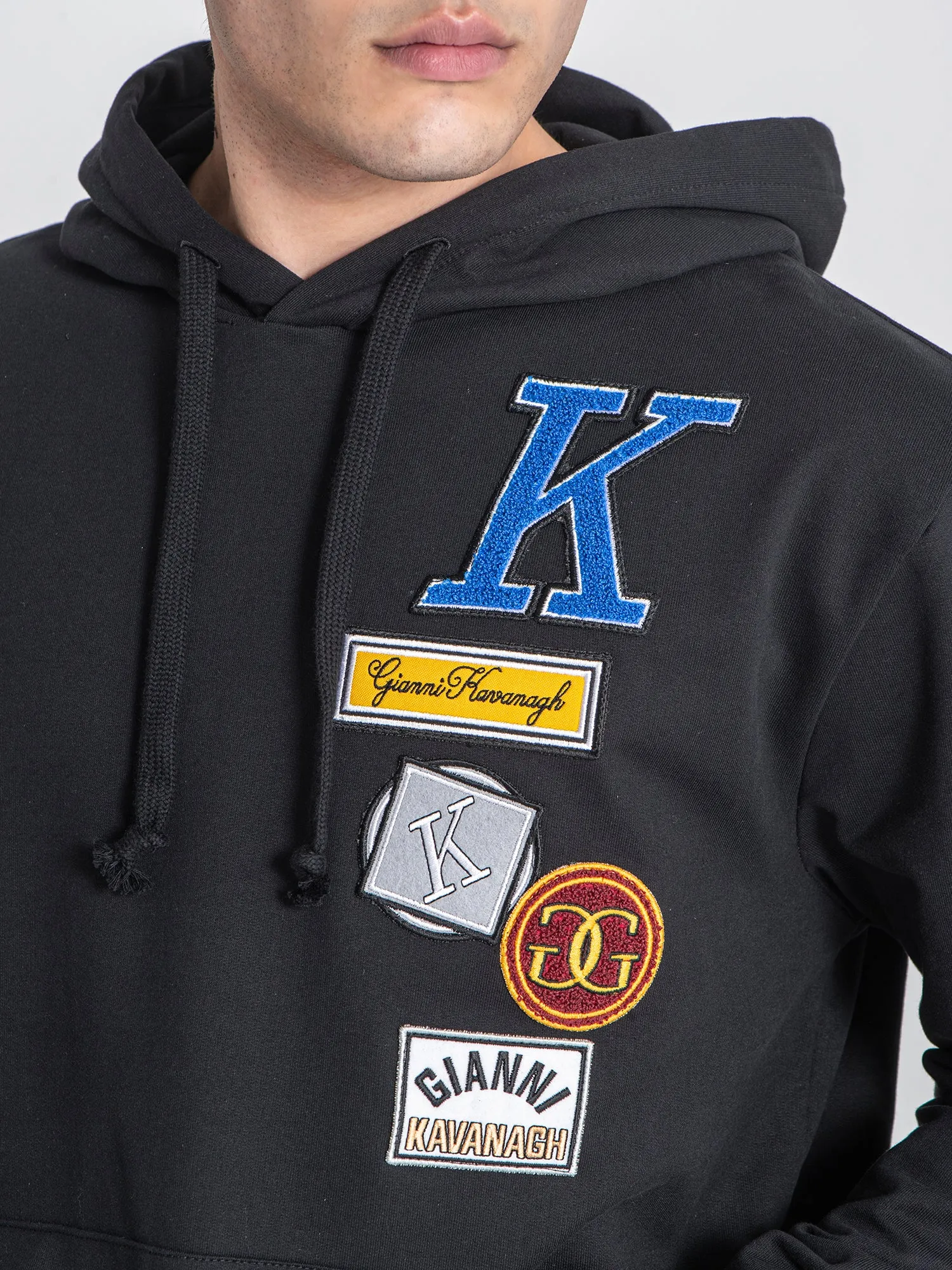 Black Collage Hoodie