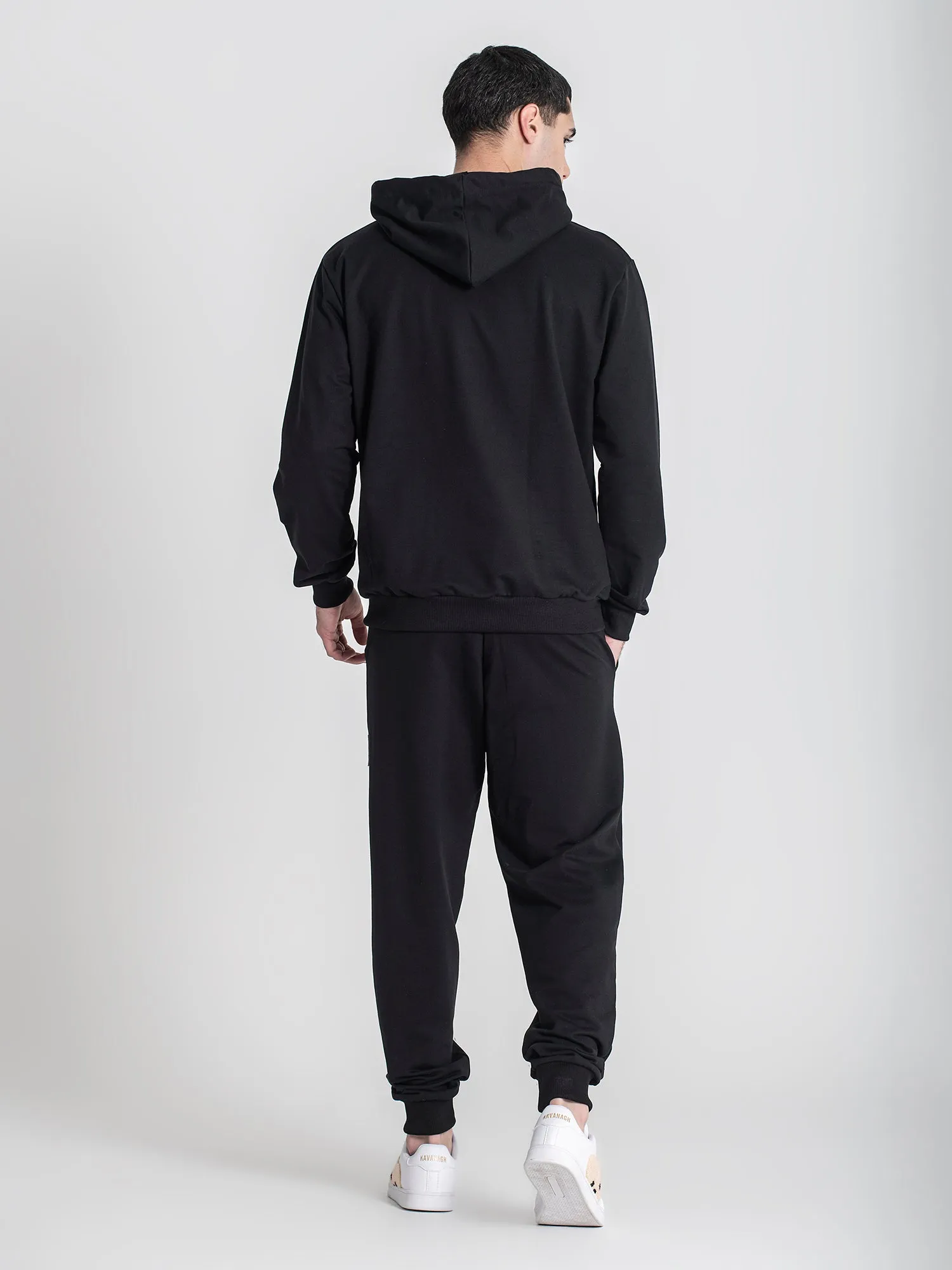 Black Collage Hoodie