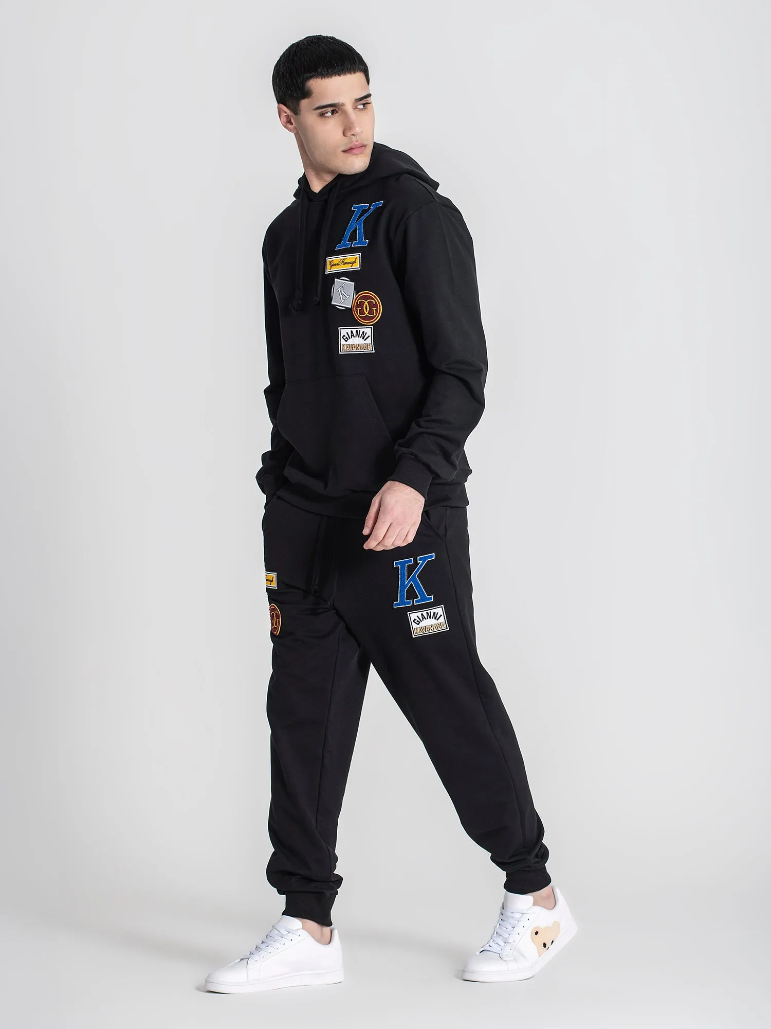 Black Collage Hoodie