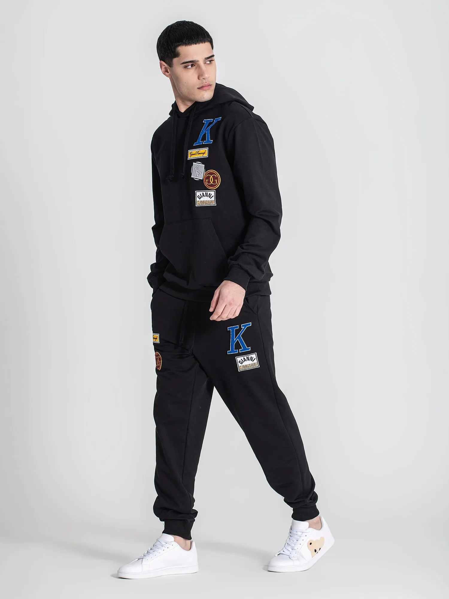 Black Collage Hoodie