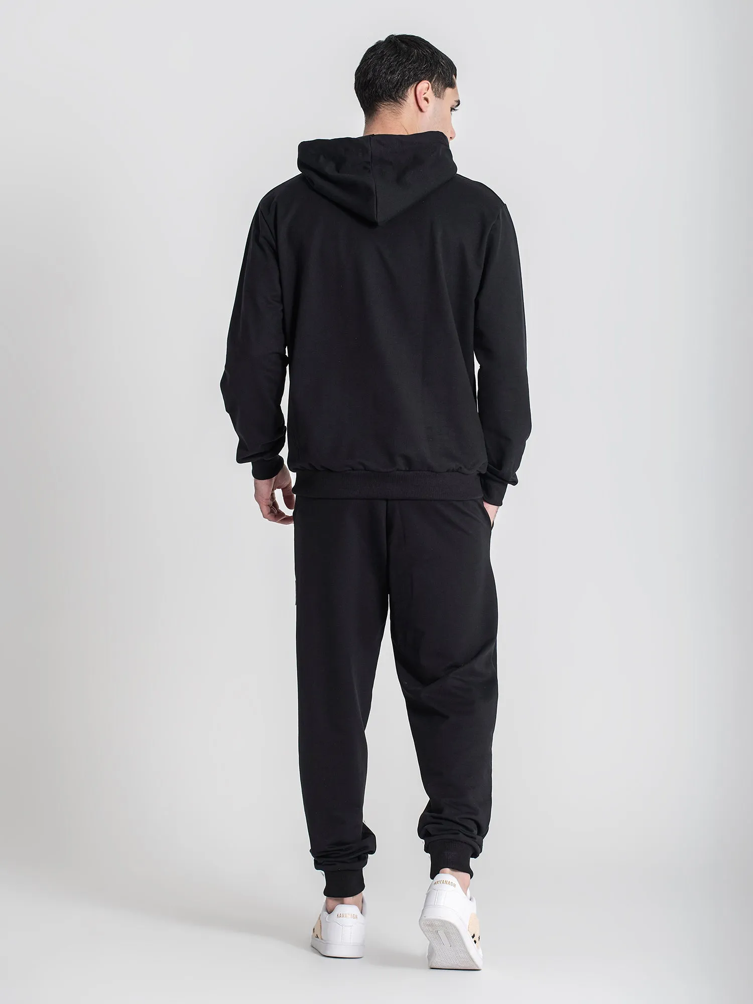 Black Collage Hoodie