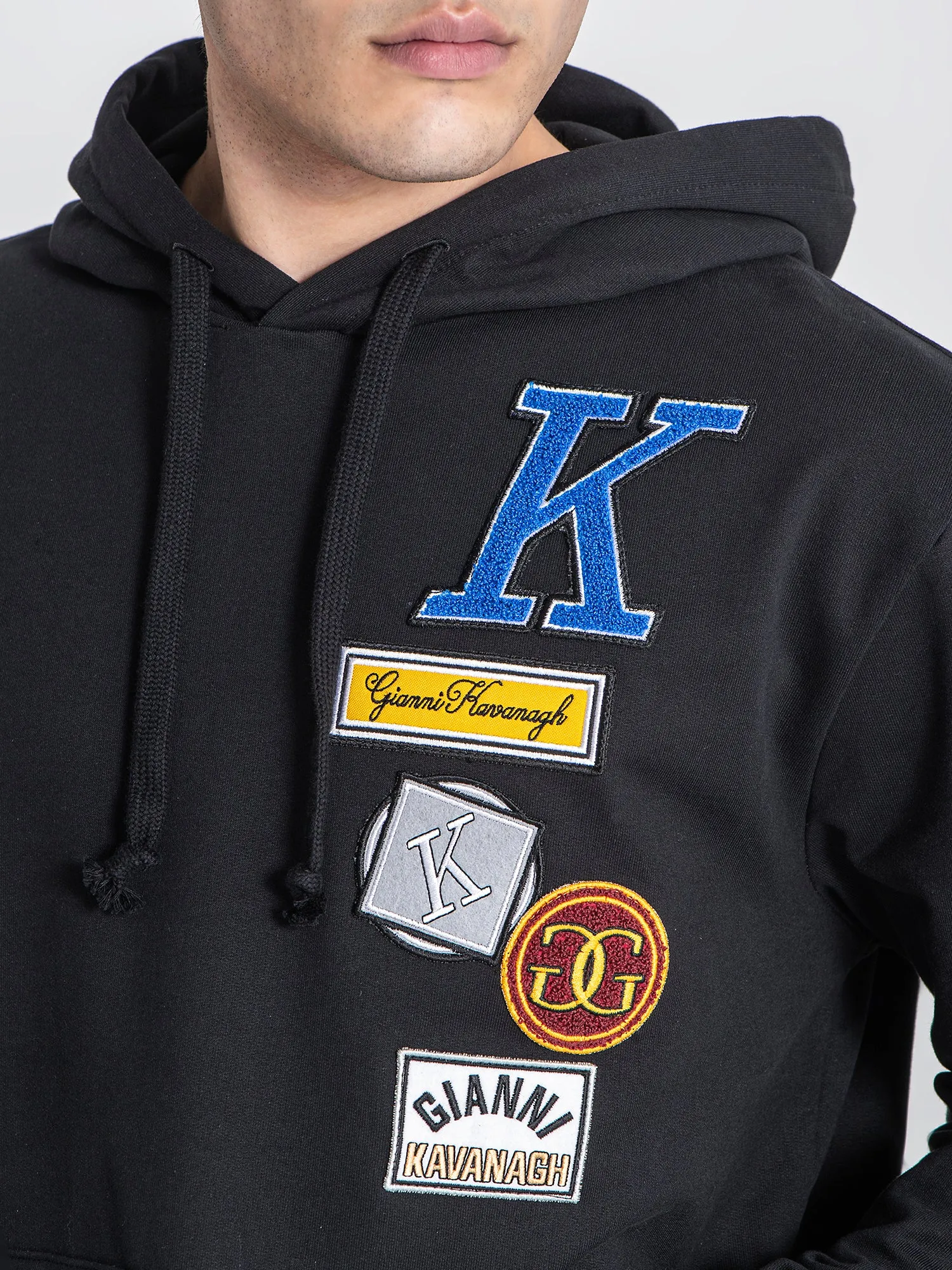 Black Collage Hoodie