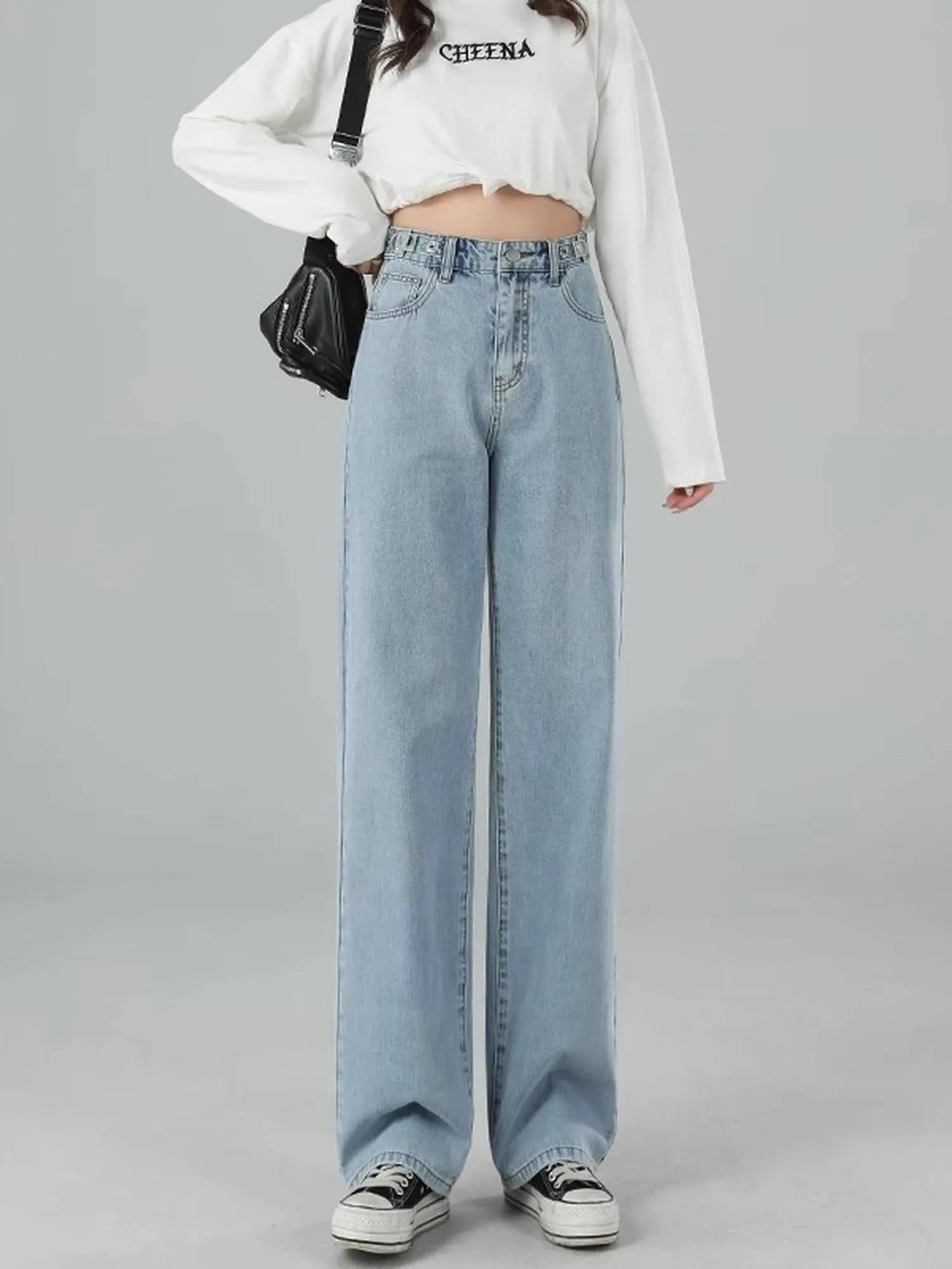 Blue Tinted Wash Basic Straight Fit