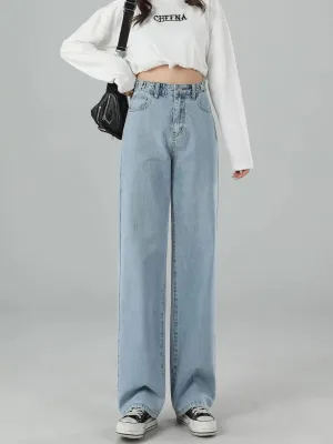 Blue Tinted Wash Basic Straight Fit