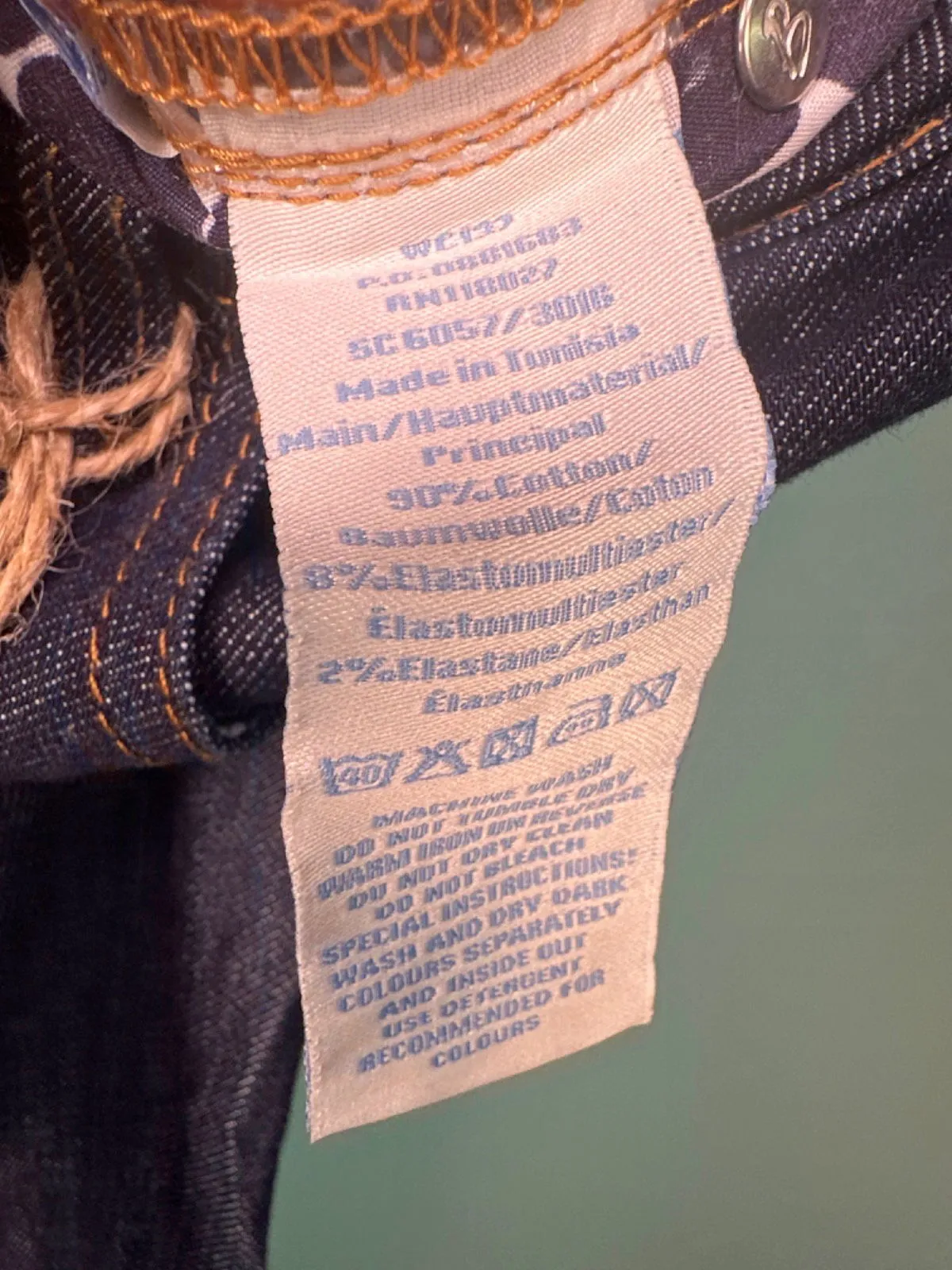 Boden Indigo Slim Fit Jeans UK 8R
