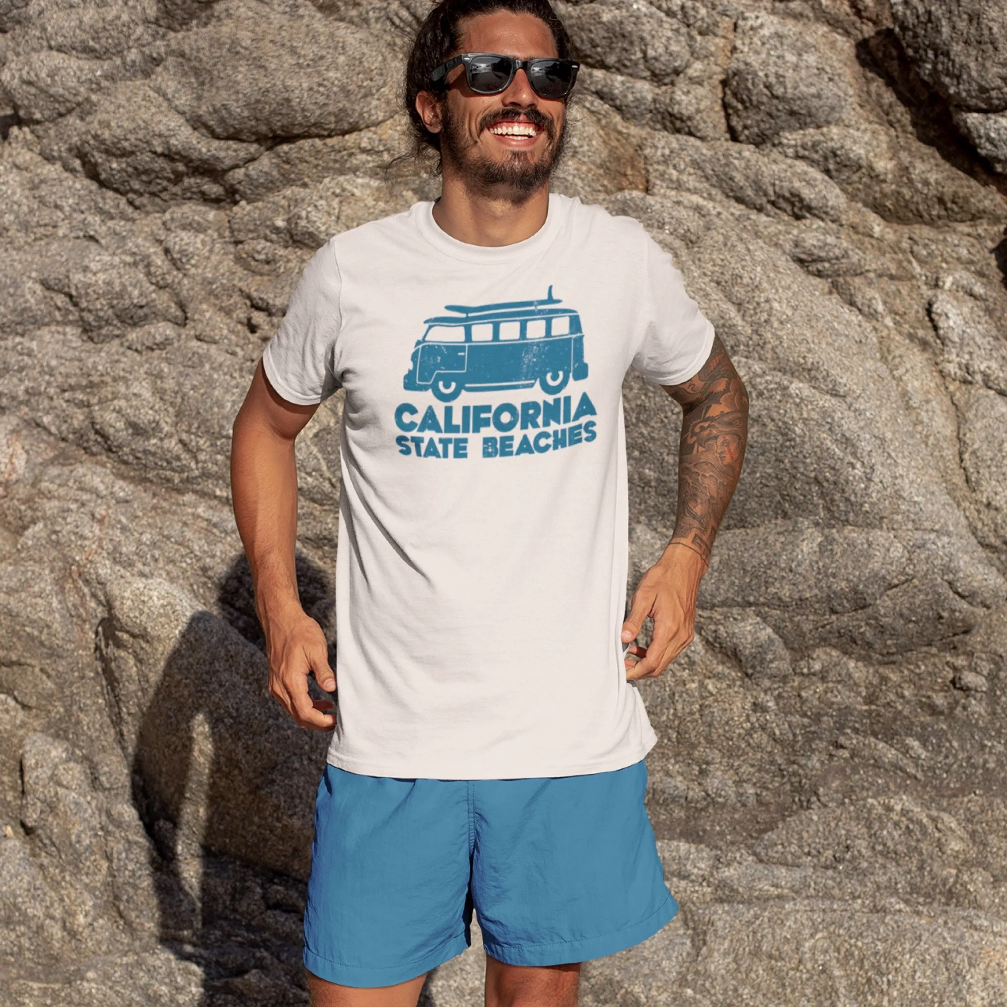 California State Beaches Men's Tee