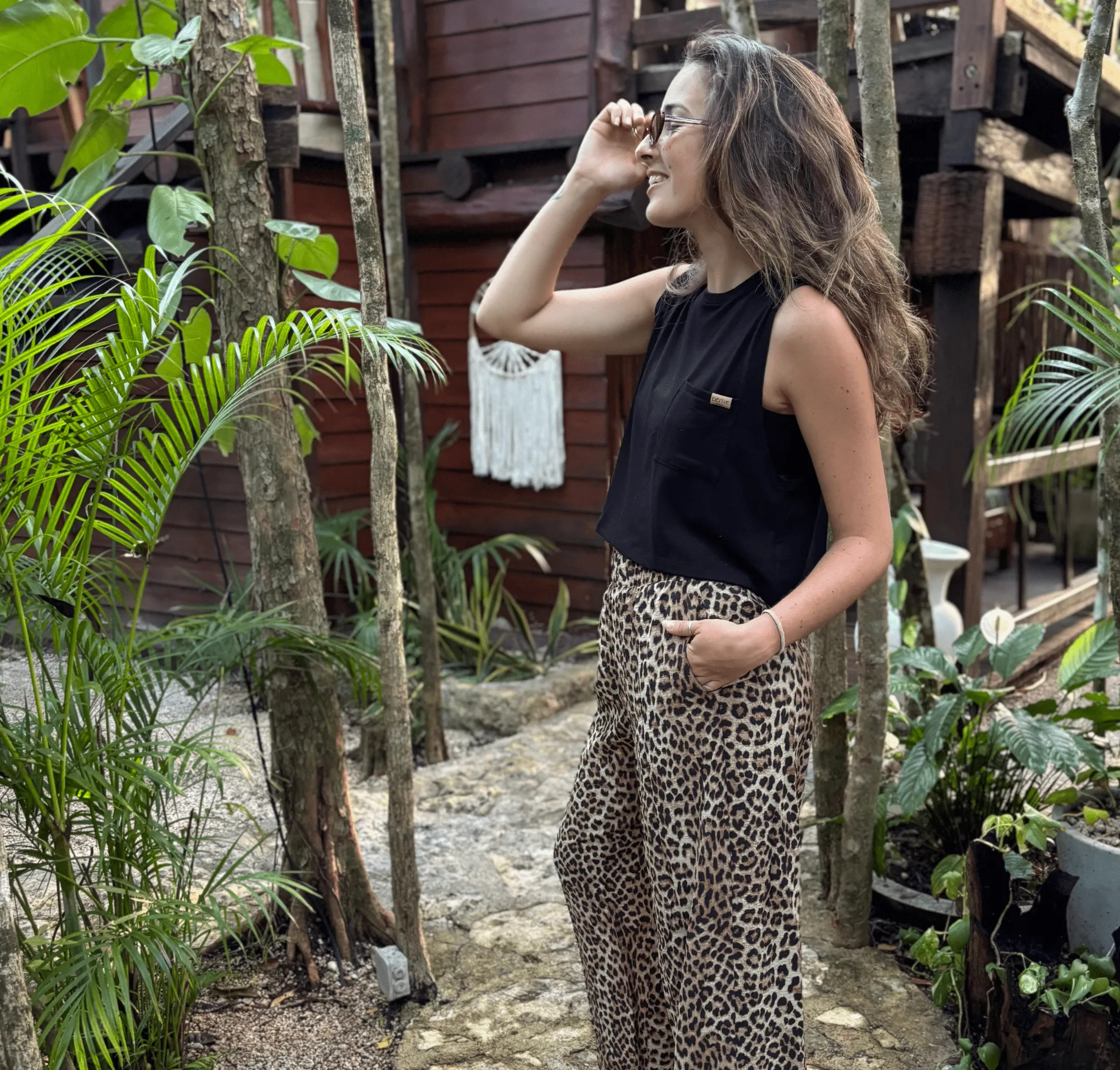Camisole Crop Top «Basic» - Noir