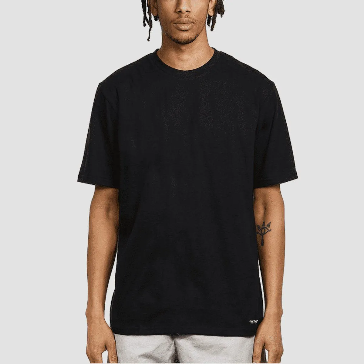 Carhartt WIP Standard Crew Neck T-Shirt 2 Pack Black/Black