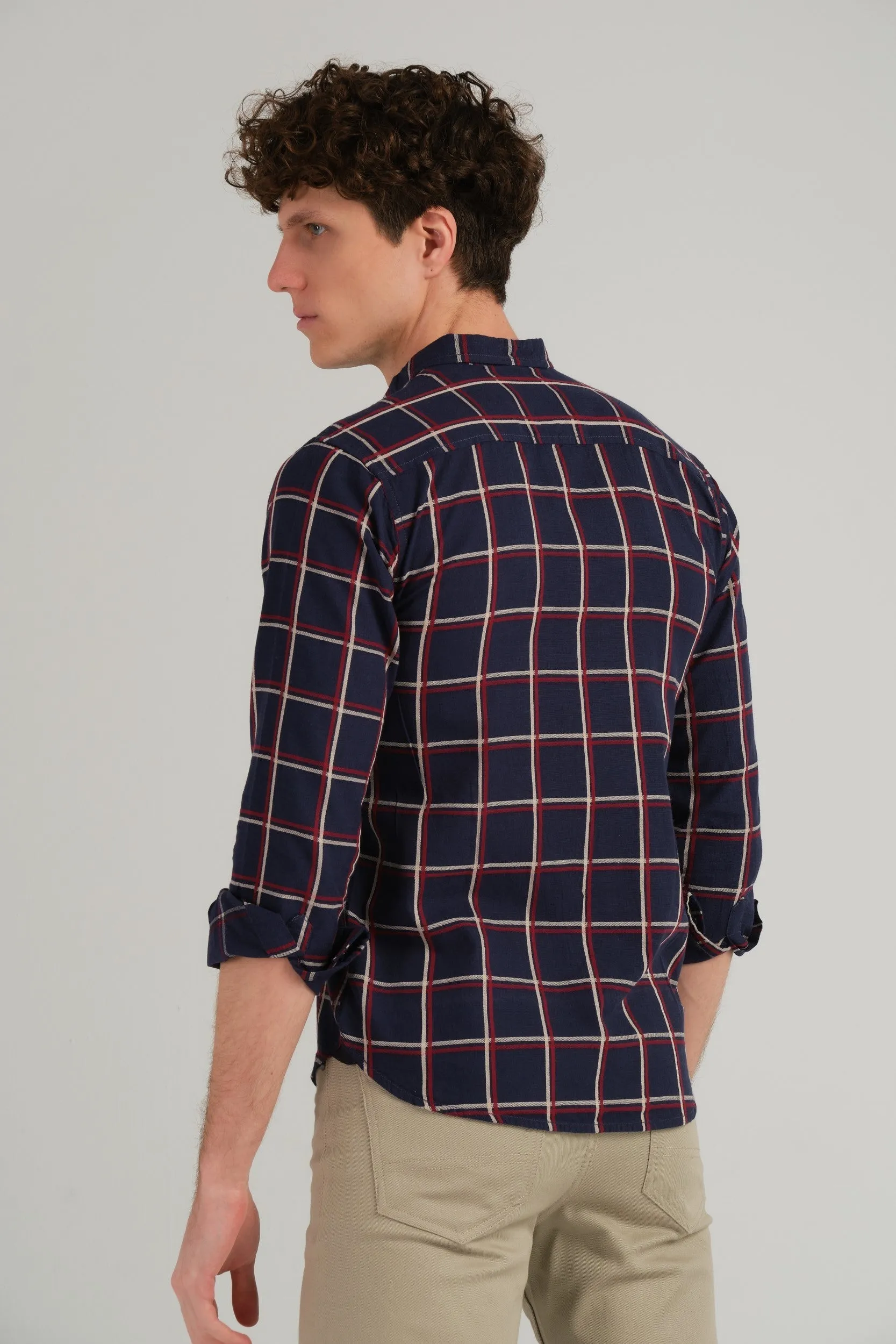 CHECKERED SLIM FIT SHIRT