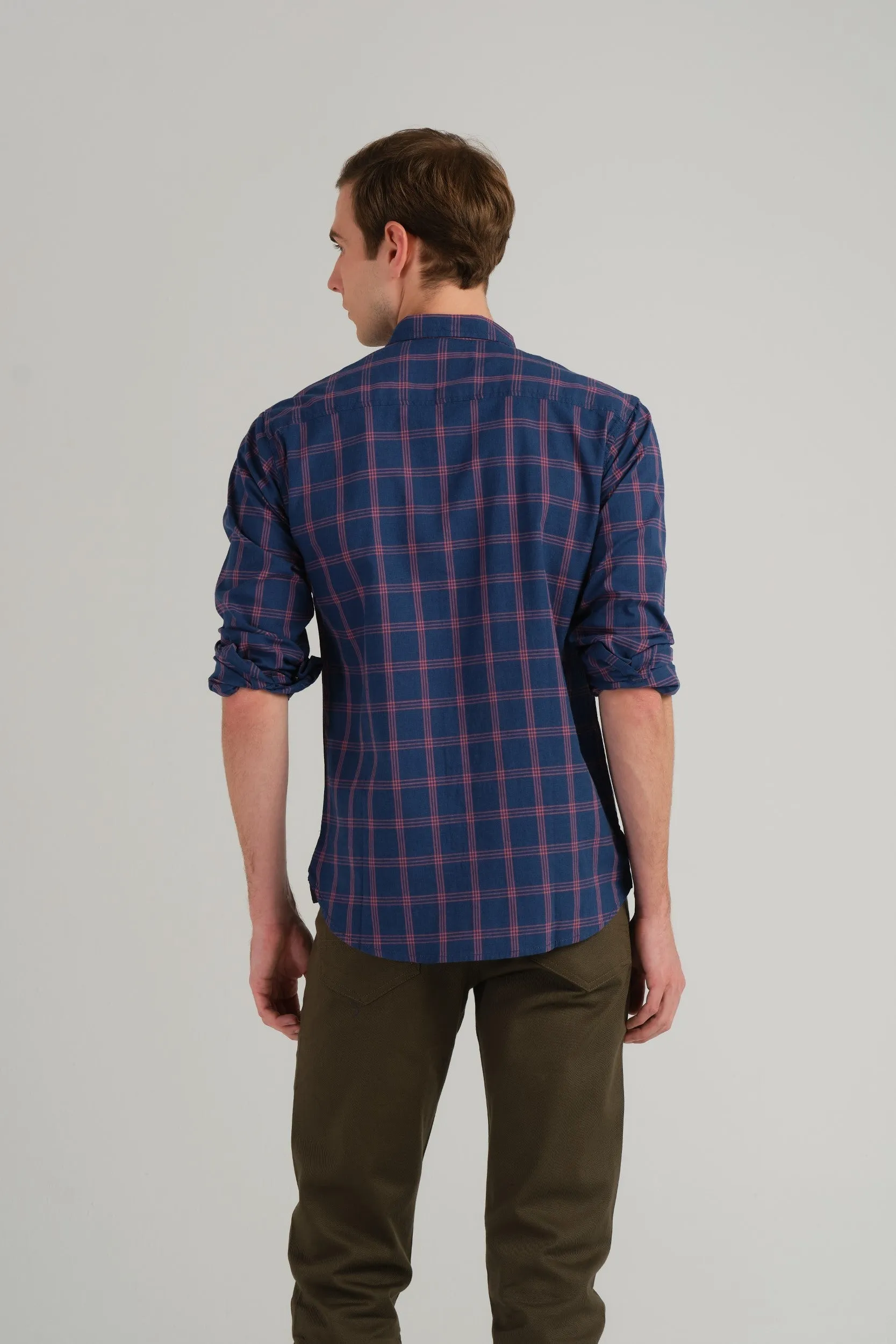 CHECKERED SLIM FIT SHIRT
