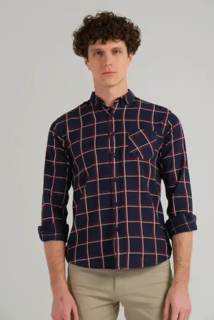 CHECKERED SLIM FIT SHIRT
