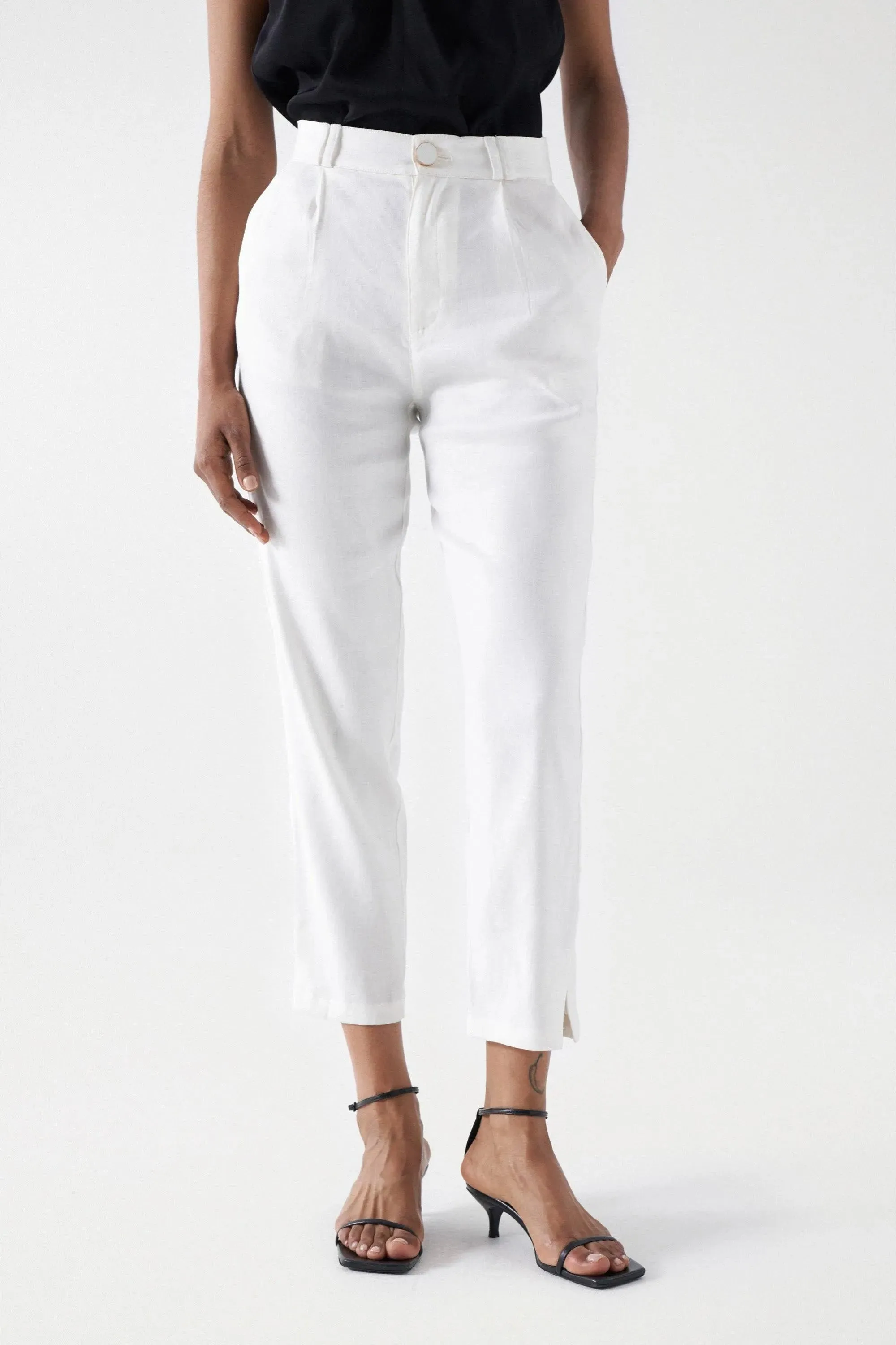 Chino Salsa Jeans de Lino Slim Fit