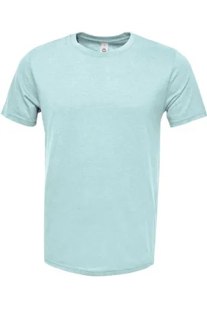 Circle Cross He Is Risen Adult Soft-Tek Blend T-Shirt